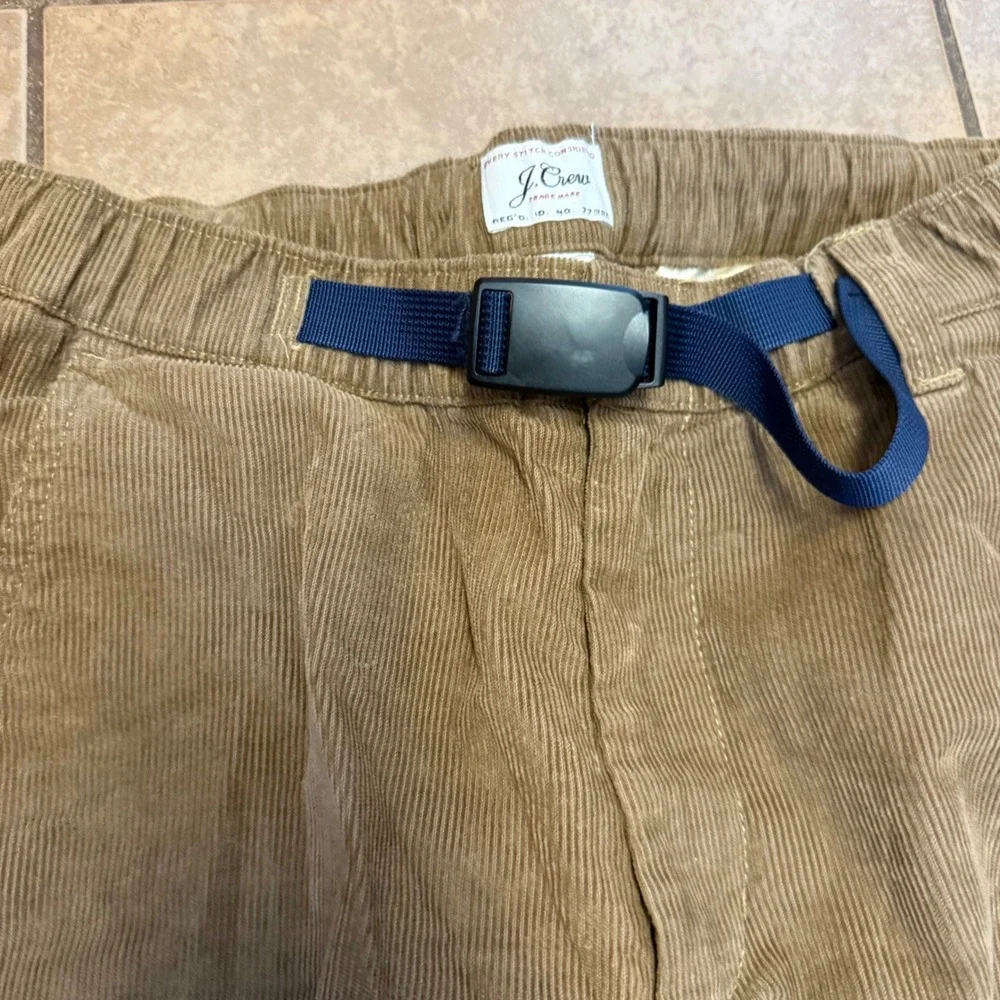 J.Crew XS Brown Corduroy‎ Belted Pants